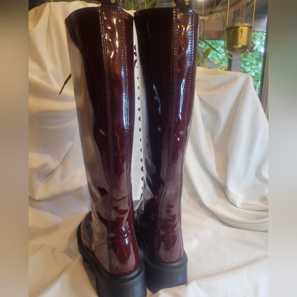 SUPER RARE Vintage Dr Martens oxblood 20 eyelet knee high MADE IN ENGLAND 3/5 - Picture 8 of 16